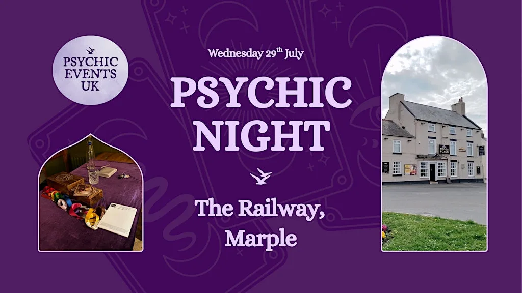 PSYCHIC READINGS NIGHT Wednesday 29th July, The Railway at The Railway