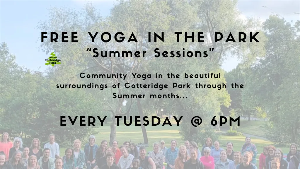 FREE YOGA IN THE PARK at Cotteridge Park