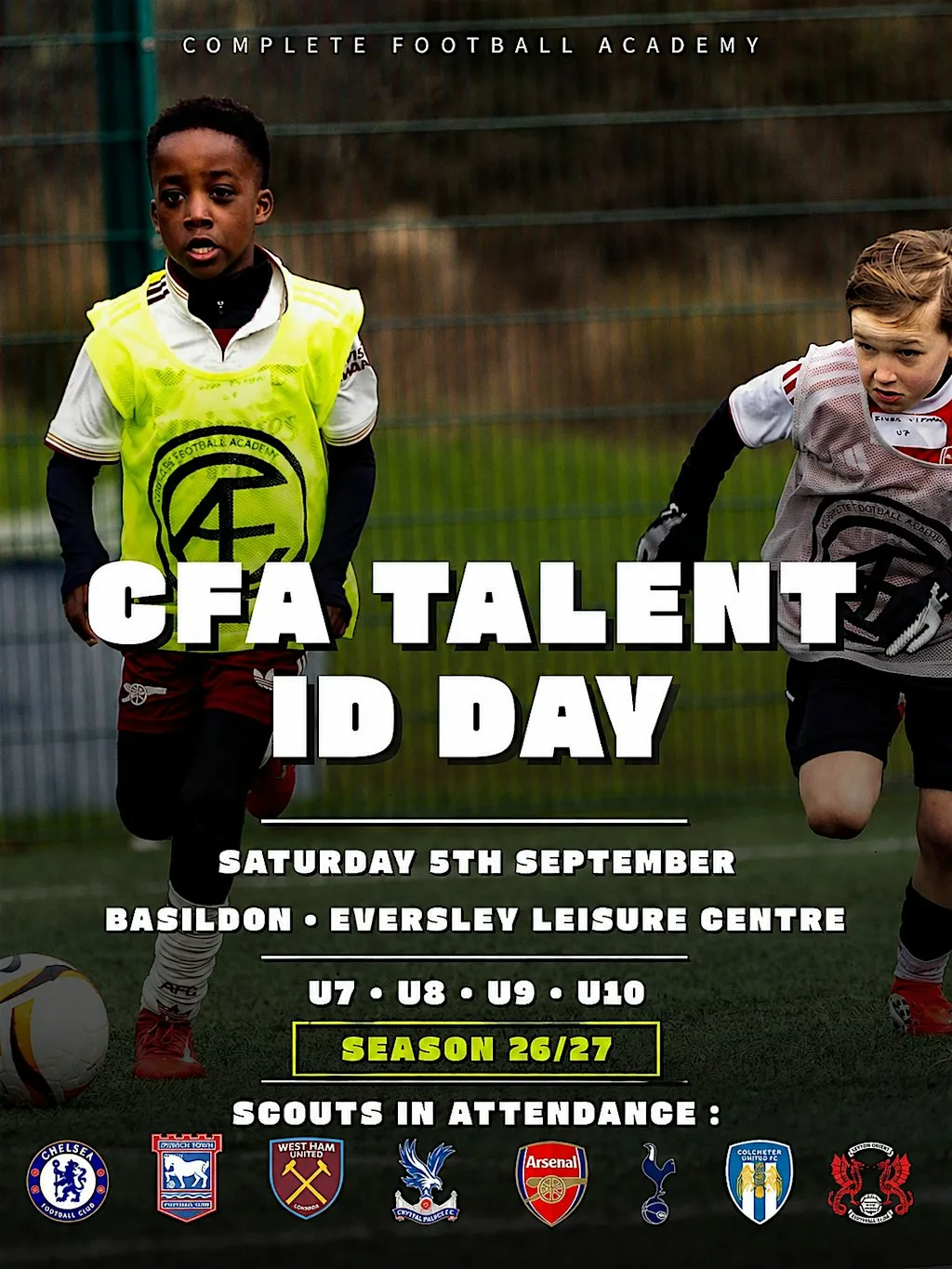 CFA Talent ID Day (U7-U10) at Eversley Leisure Centre