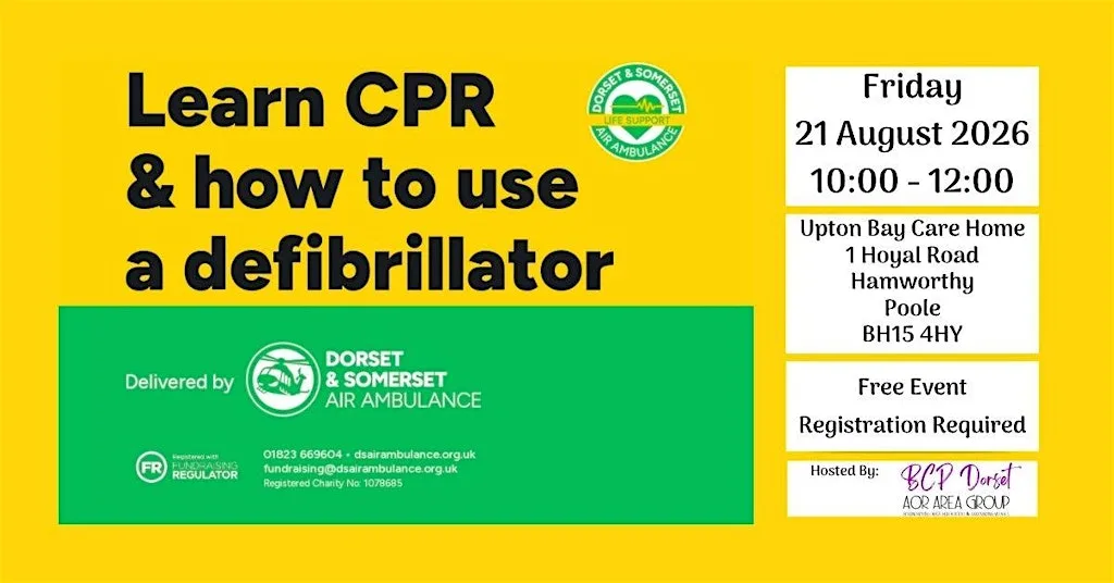 CPR & Defibrillator Information Session at Barchester - Upton Bay Care Home