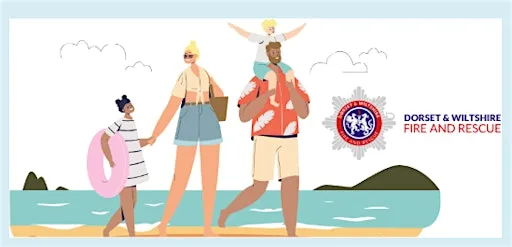 Safe by the Sea with Dorset & Wiltshire Fire and Rescue Service at Corfe Mullen Library and Family Hub Outreach Centre