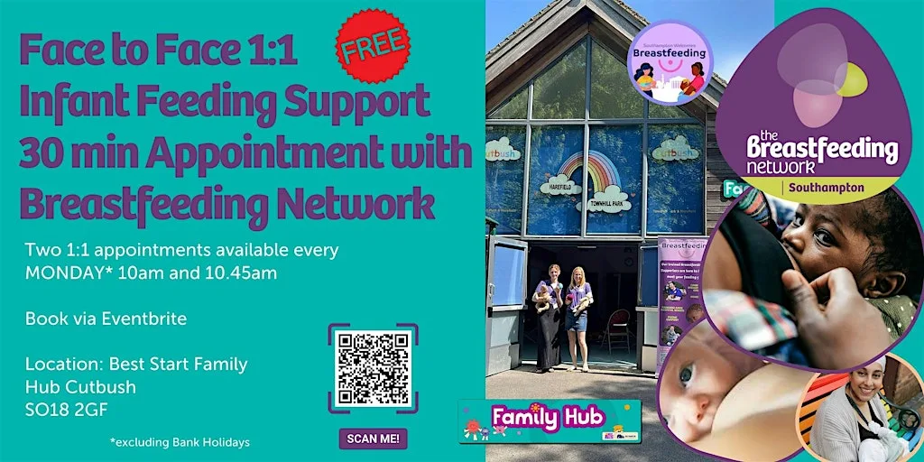 Face to face 1:1 Support Appointment - Breastfeeding Network Southampton