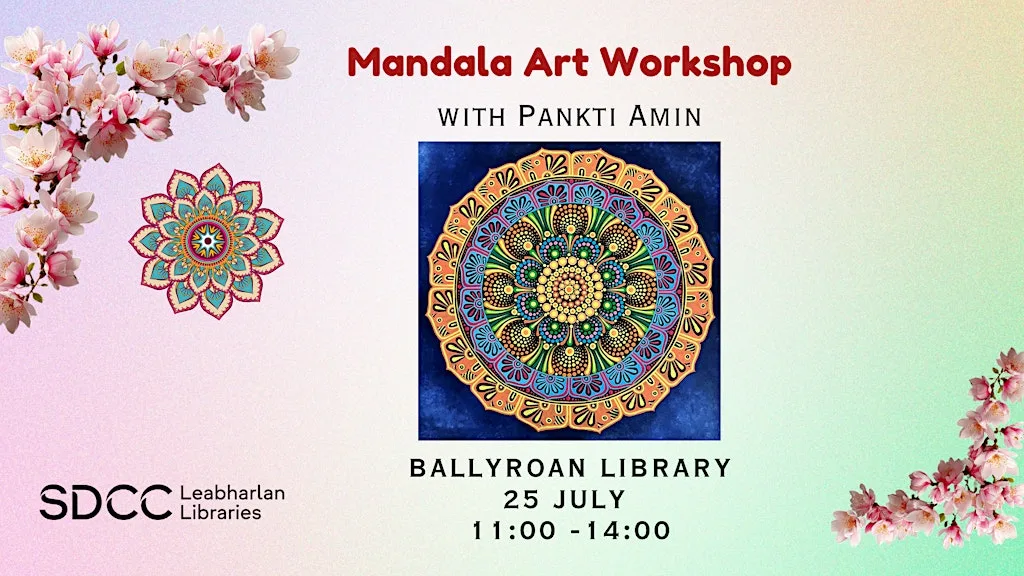Mandala Art workshop with Pankti Amin (for adults) at Ballyroan Library
