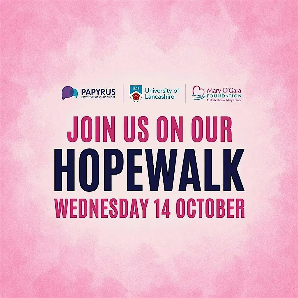 Hope Walk 2026 at University of Lancashire