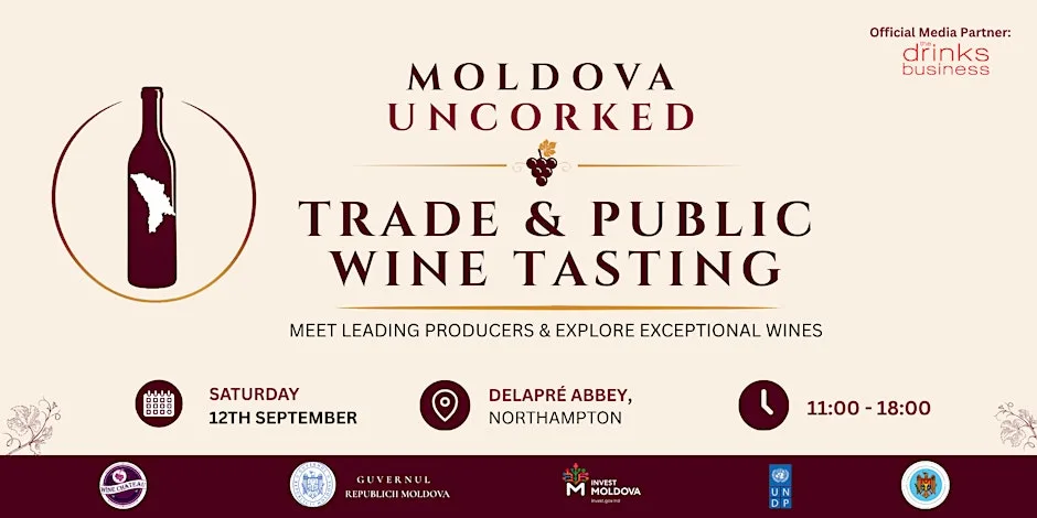 Moldova Uncorked - Trade and Public Tasting at Delapré Abbey