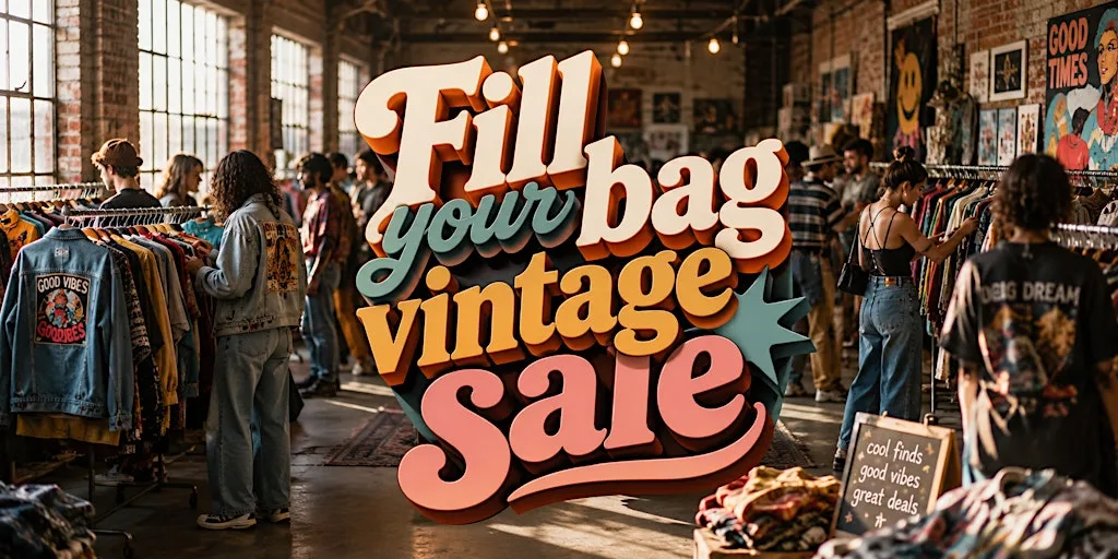 Fill Your Bag Vintage Sale London at Northchurch Terrace