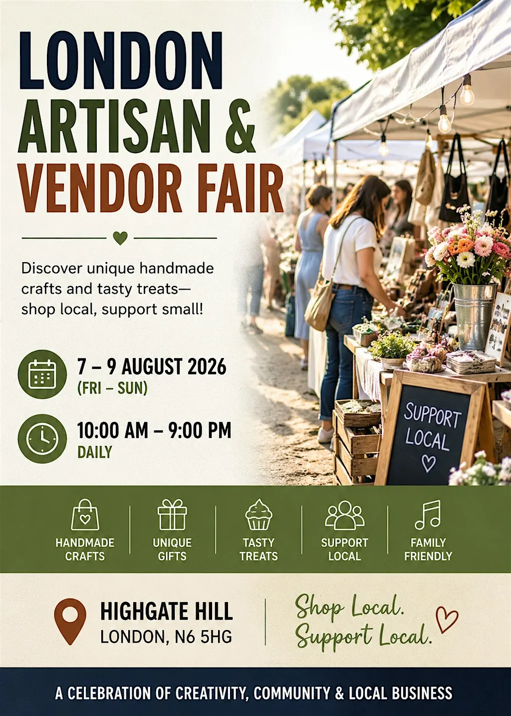 London Artisan & Vendor Fair at Highgate Hill