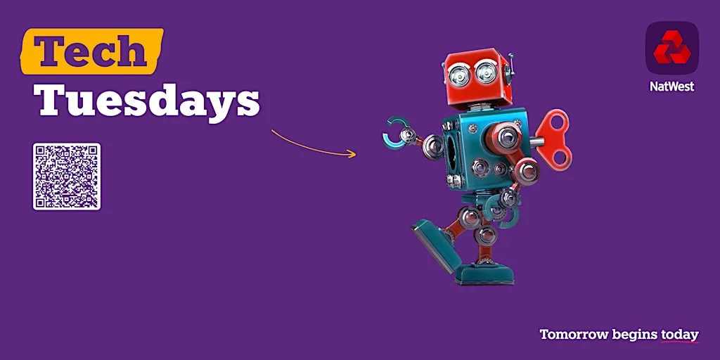 Tech Tuesday at NatWest Milton Keynes (C:MK shopping centre, door 14)