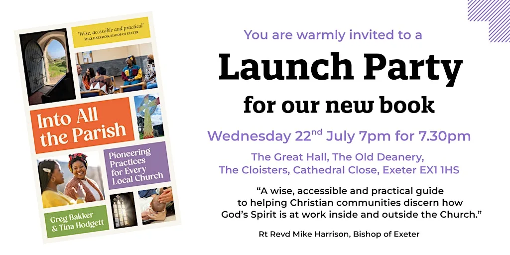Pioneering Parishes Book Launch - Into All The Parish at Exeter Diocese