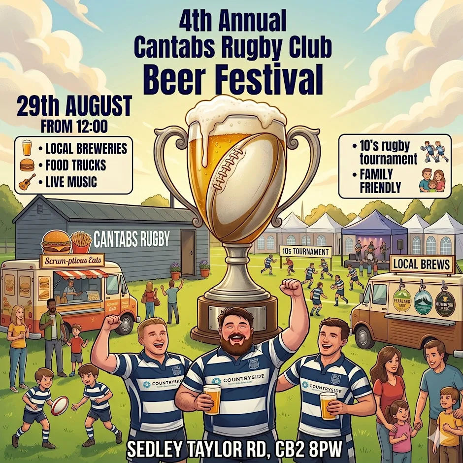 Cantabs Rugby Club Beer Festival at Cantabs RUFC