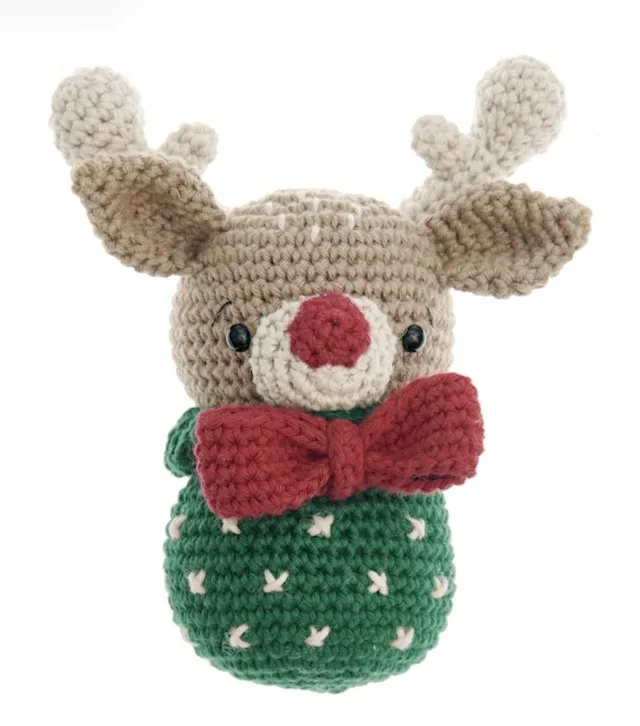 Crochet next steps- Reindeer toy/bauble
