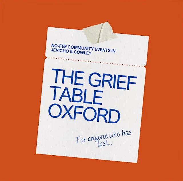 The Grief Table Oxford, Jericho - August 2026 at The Coffee Guild