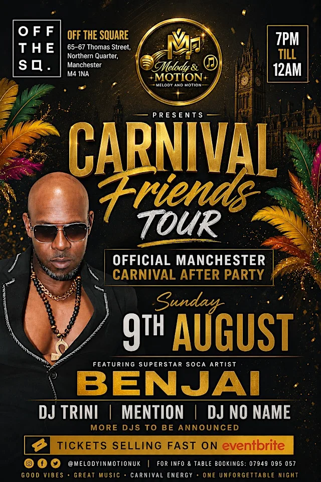 BENJAI LIVE IN MANCHESTER! | Official Carnival After Party 2026 at Off The Square