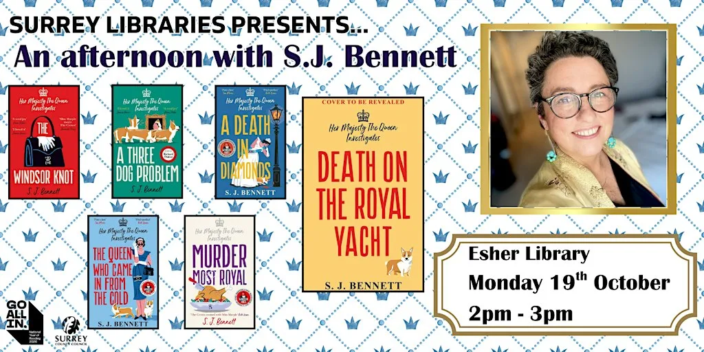 An Afternoon with S.J. Bennett at Esher Library at Esher Library