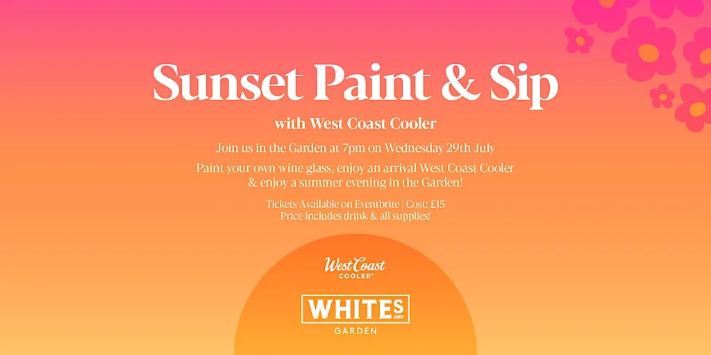 Sunset Paint & Sip with West Coast Cooler at Whites Tavern