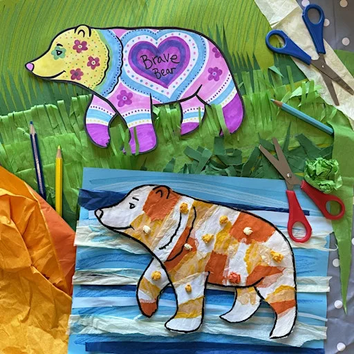 Bear Hunt Art Adventure at 20-21 Visual Arts Centre