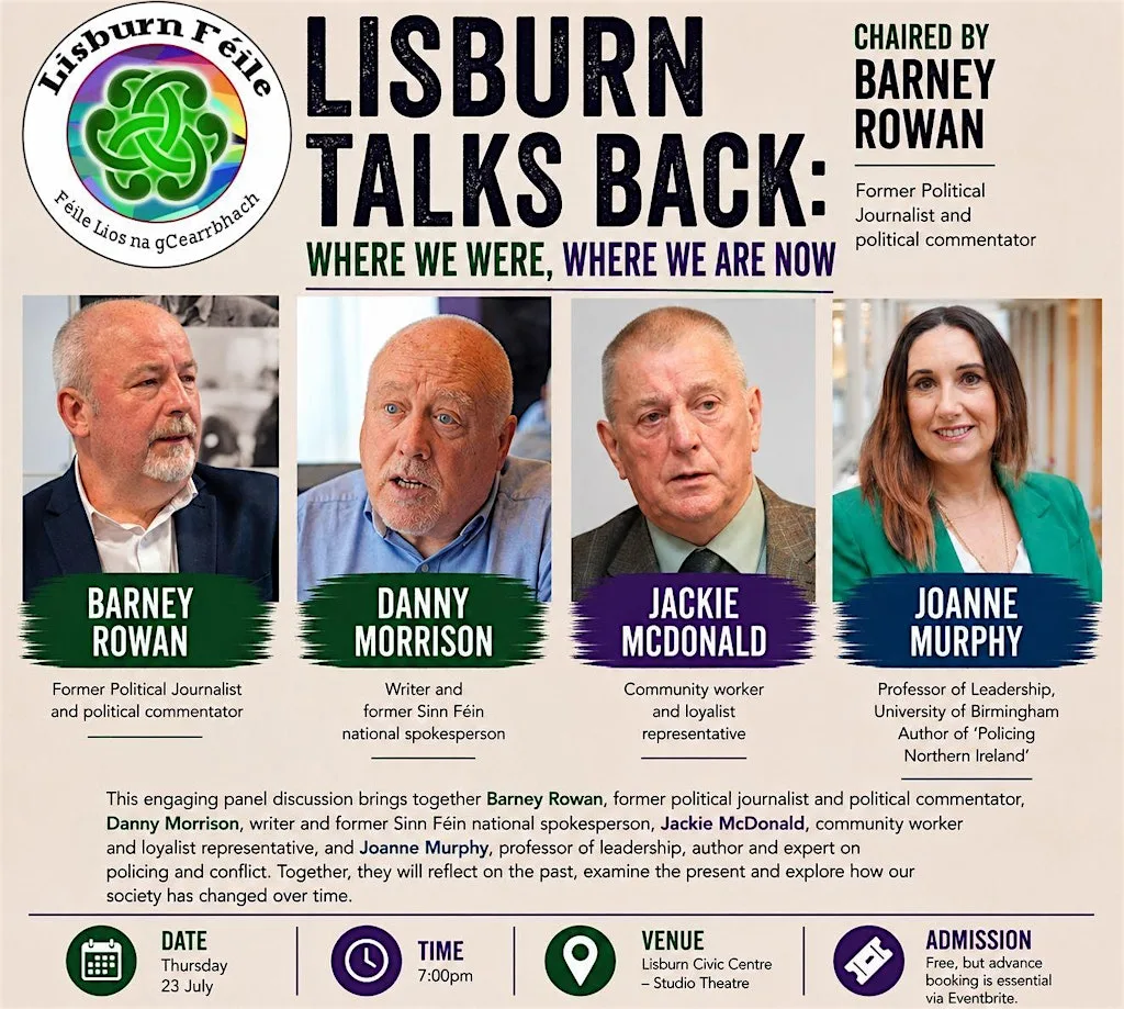 Lisburn talks back at Island Civic Centre