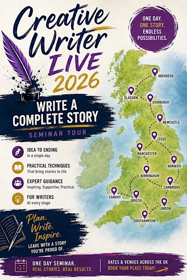 Creative Writer - Live 2026 - 'Write A Complete Story' UK Tour - Sheffield at Sheffield Central Library