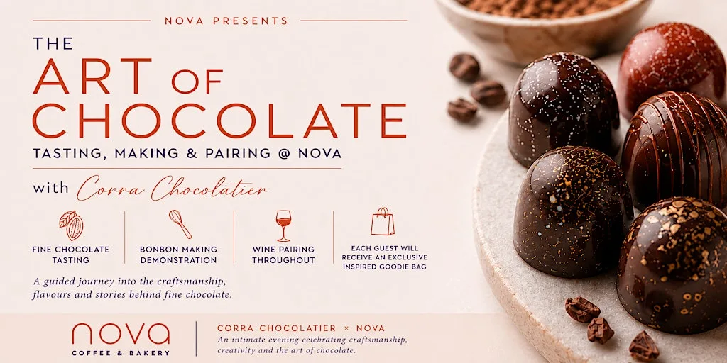 The Art of Chocolate at Nova coffee and bakery