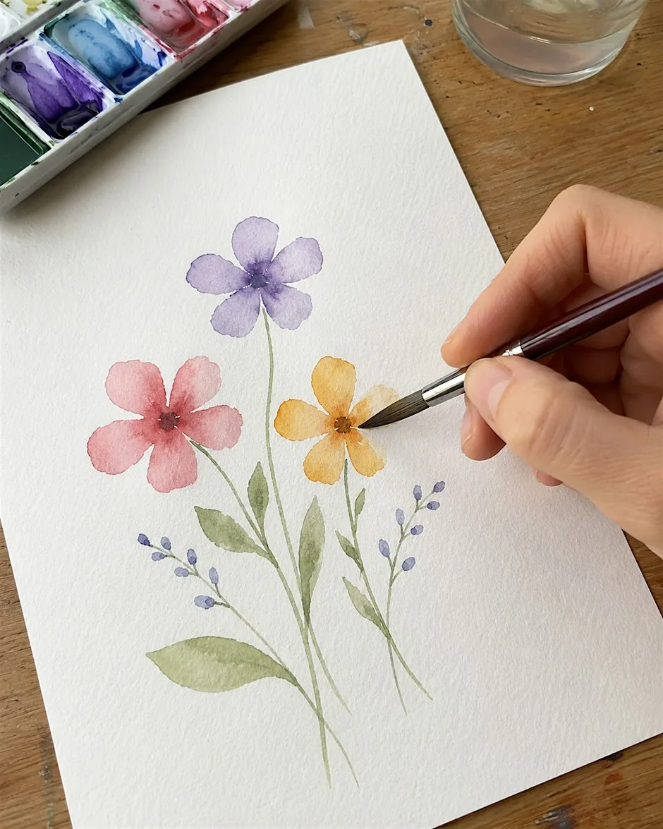 Watercolour for beginners at 42nd East Bakehouse