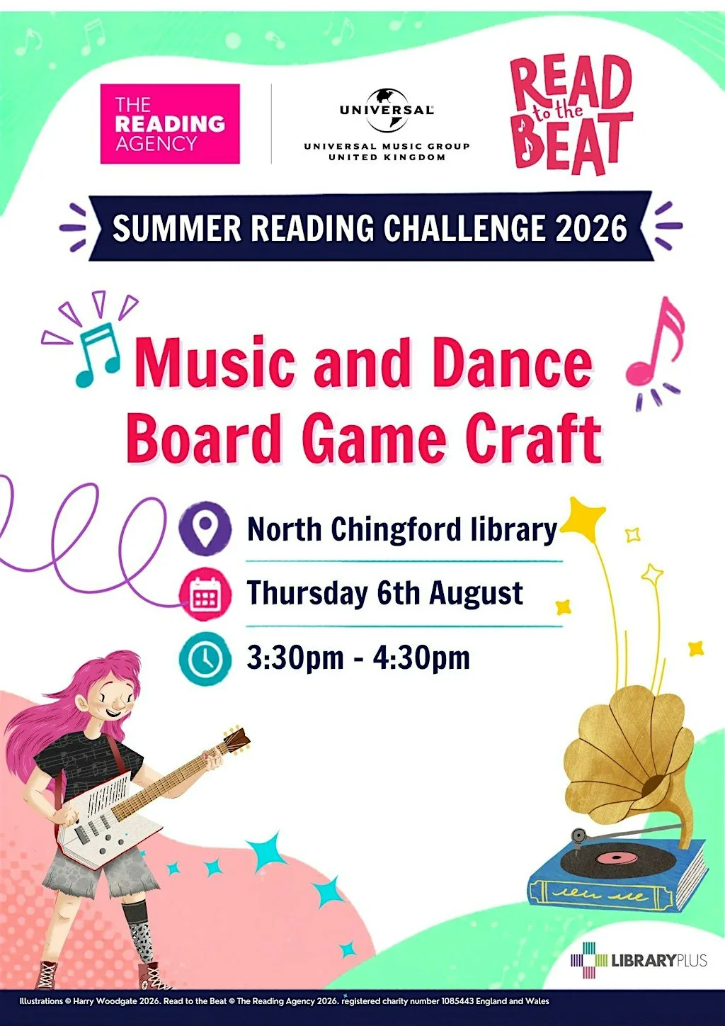 Summer Reading Challenge Board Game Craft @ Chingford Library at Chingford Library