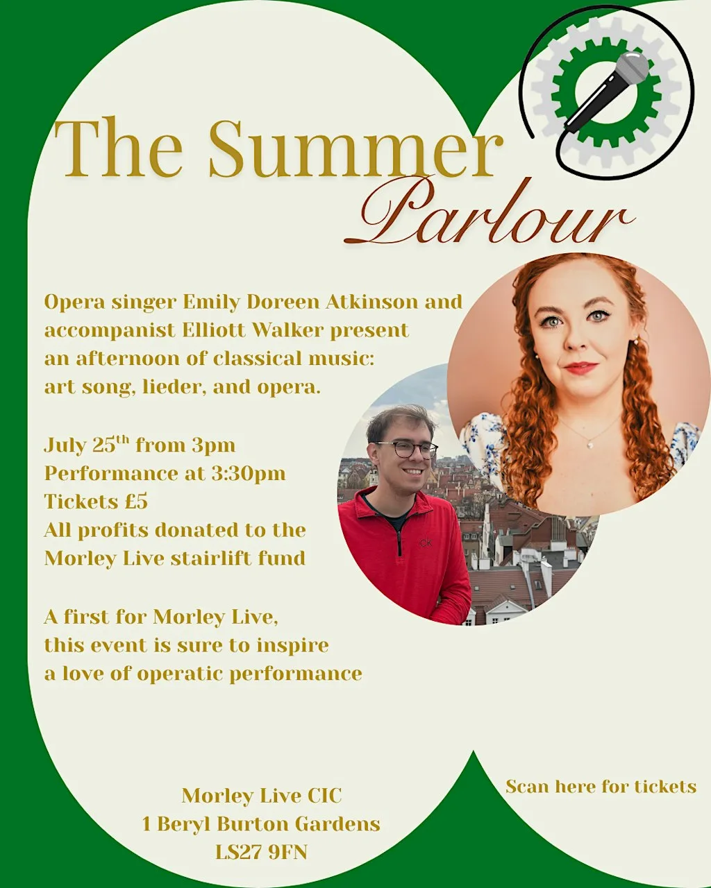 The Summer Parlour at Morley Live CIC