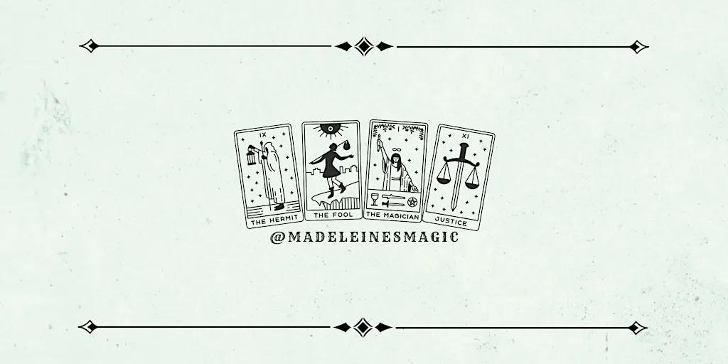 Tarot Club - Madeleine's Magic at Dark Arts Potion Bar