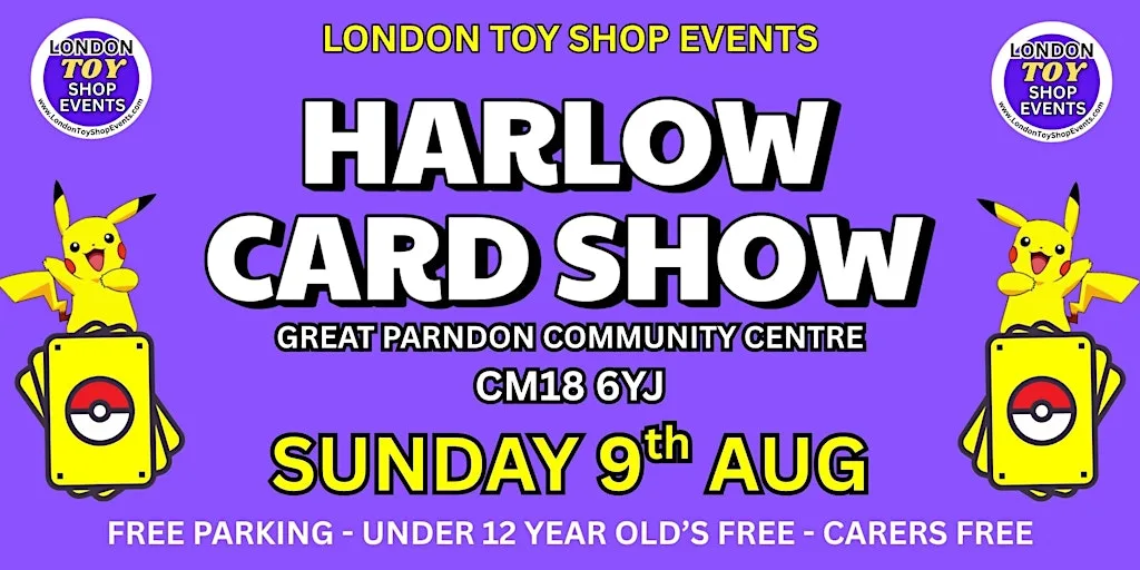 HARLOW CARD SHOW