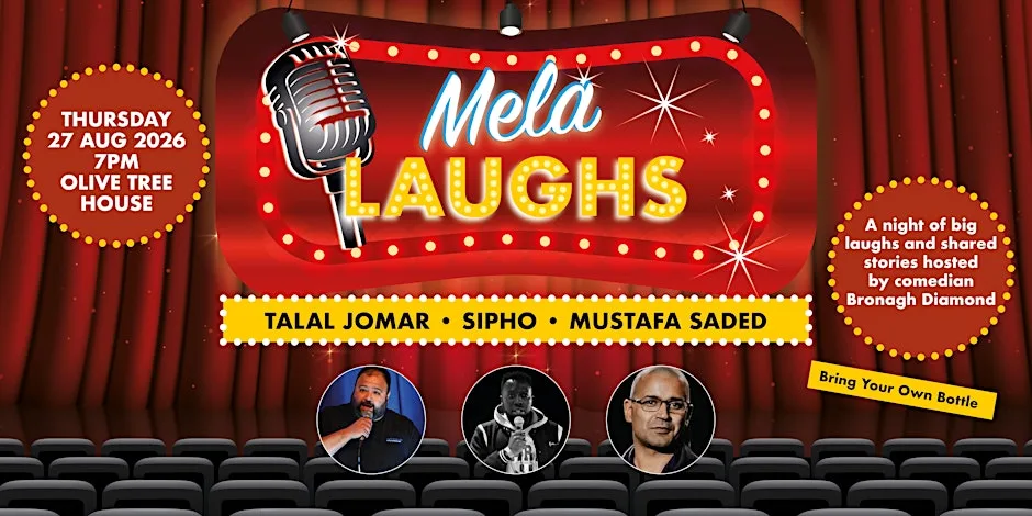 Mela Laughs at Olive Tree House