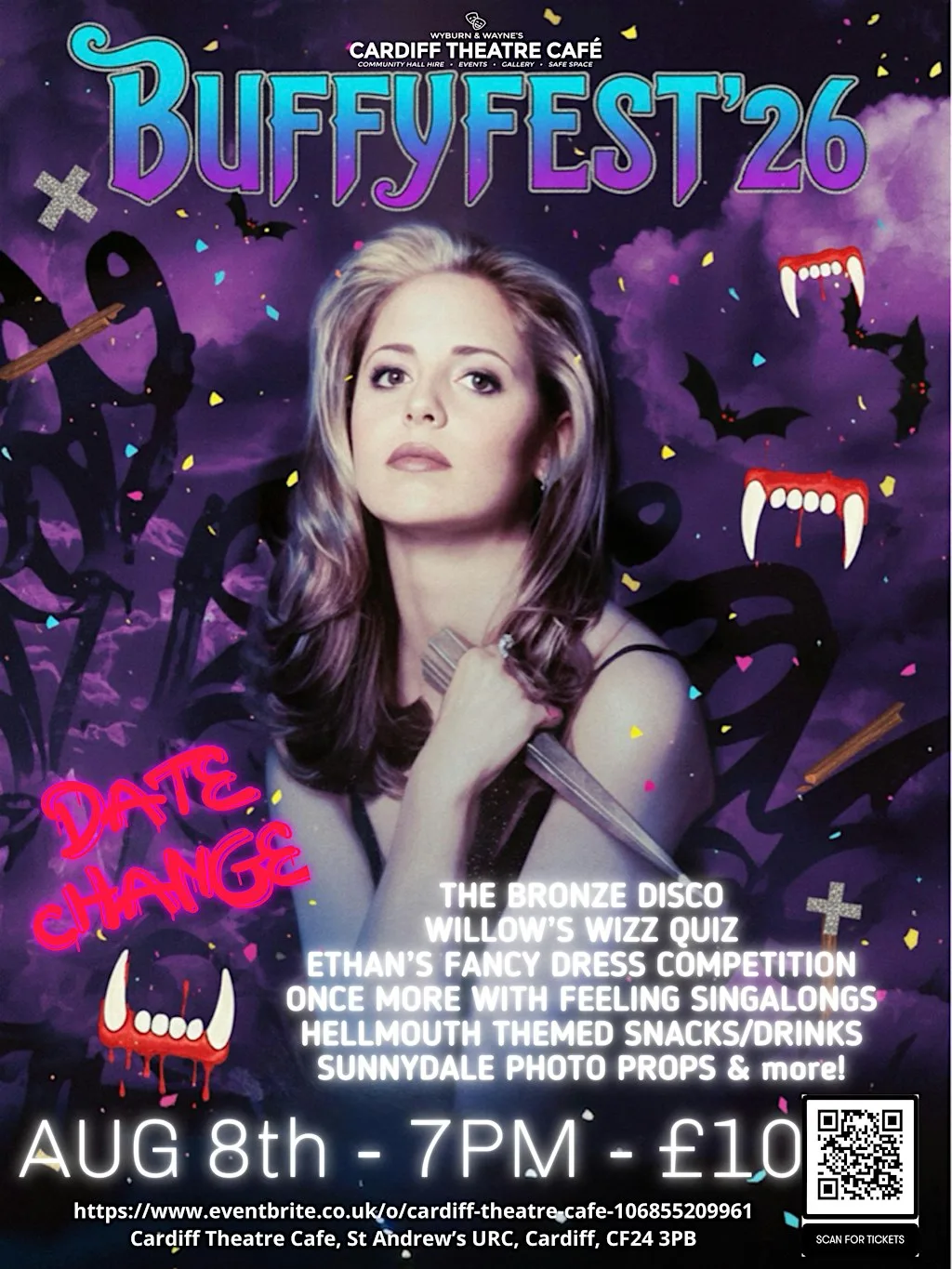 BUFFYFEST’26 at Cardiff Theatre Cafe at St Andrew’s