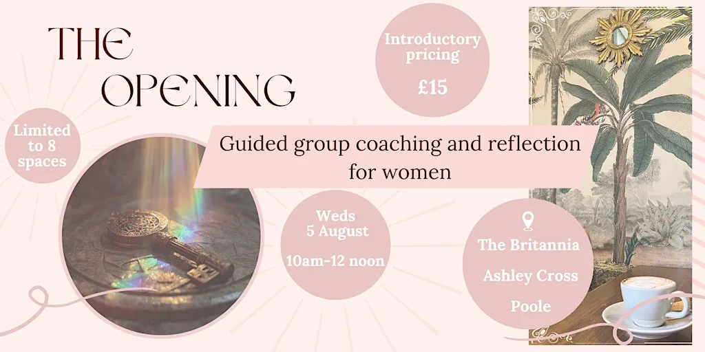 The Opening | Guided group coaching and reflection for women at The Britannia, A Heartwood Inn