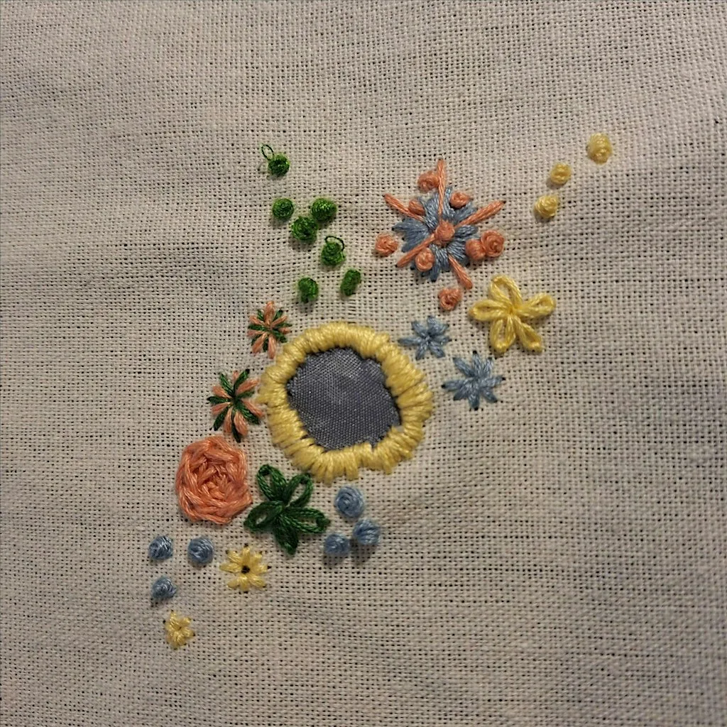 Floral Patches: Visible Mending & Embroidery at Shrewsbury Library