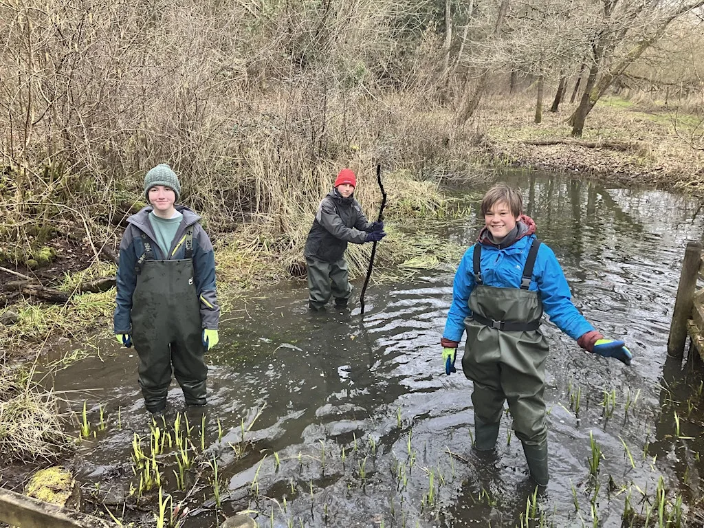 A River Guardian Gathering (with an optional Bat Walk & Talk afterwards) at Combe Mill