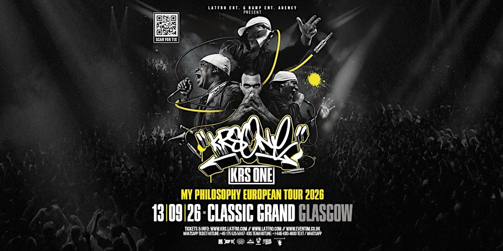 KRS One Live in Glasgow at Classic Grand