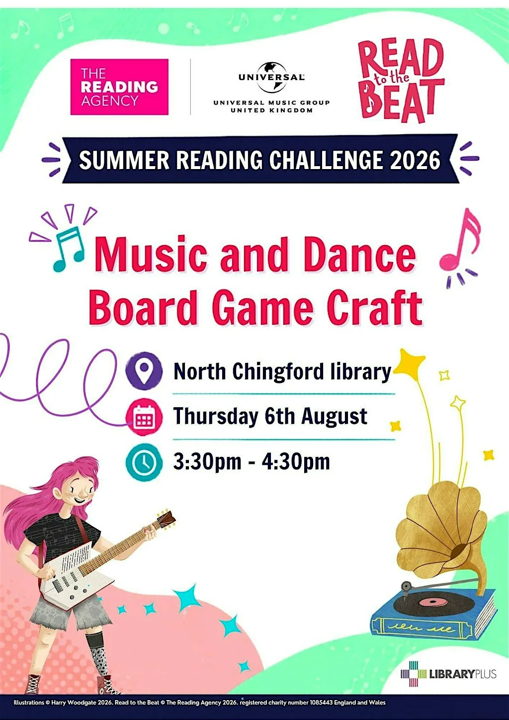 Summer Reading Challenge Board Game Craft at Hale End Library at Hale End Library