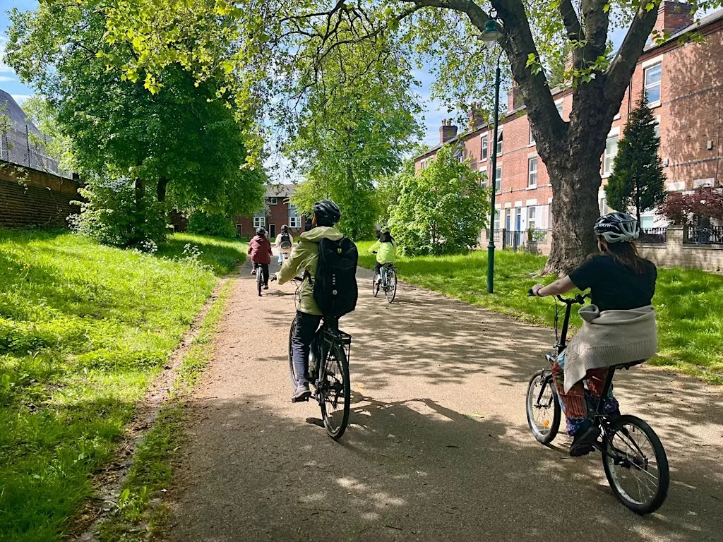 Tuesday evening ride to Forest Rec and River Leen at Women In Tandem
