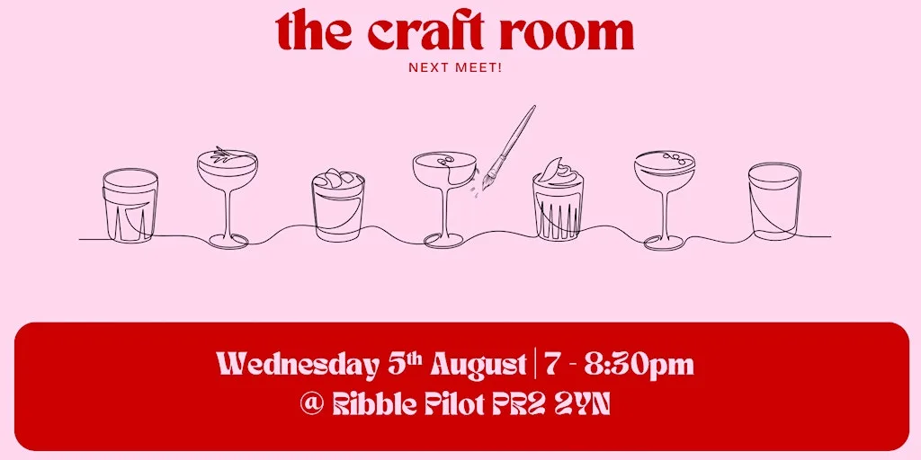 the craft room | paint your own glass at Ribble Pilot