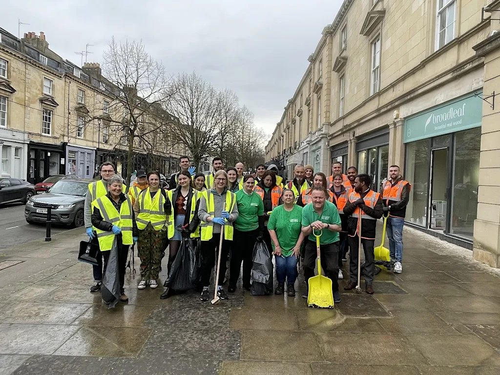 BID litter picking volunteering at The Isbourne - Holistic Wellbeing