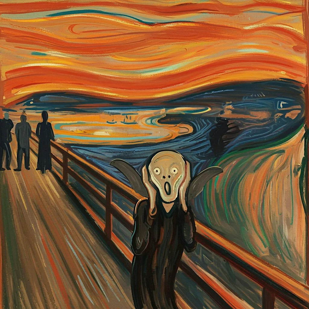 Drink & Draw "The Scream" Halloween Paint Night BYO