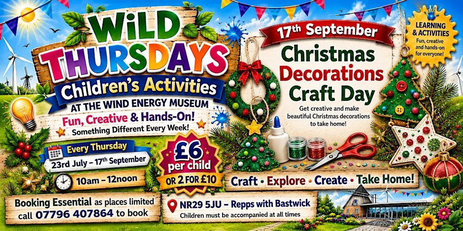 Make your own Christmas Decoration at Wind Energy Museum