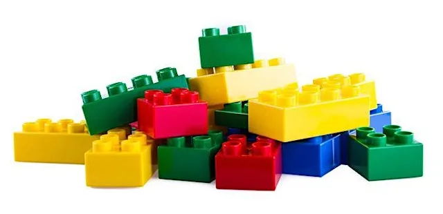 Building LEGO with Rev. James Hanson at Saint Columba's House