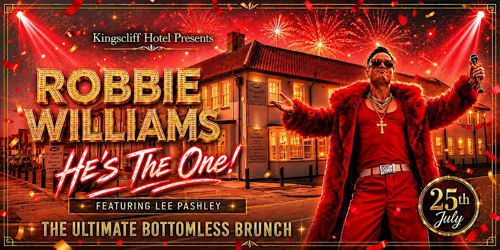 THE ULTIMATE ROBBIE WILLIAMS INSPIRED BOTTOMLESS BRUNCH! at Kingscliff Hotel