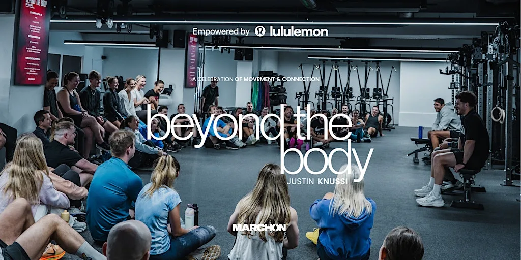 Beyond The Body with Justin Knussi | Empowered by lululemon at MARCHON Bath