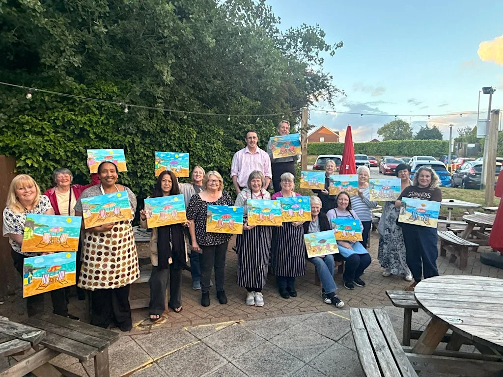 Paint and Sip with Social Easels at Chestnut Tree Wednesbury