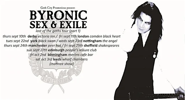 Byronic Sex & Exile + special guests + Jan Doyle Band at The Chapel Nottingham
