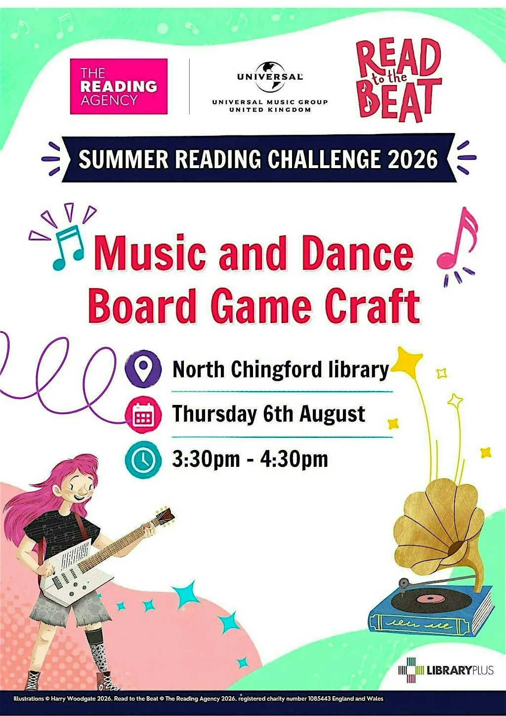 Summer Reading Challenge Board Game Craft @Wood Street Library at Wood Street Library