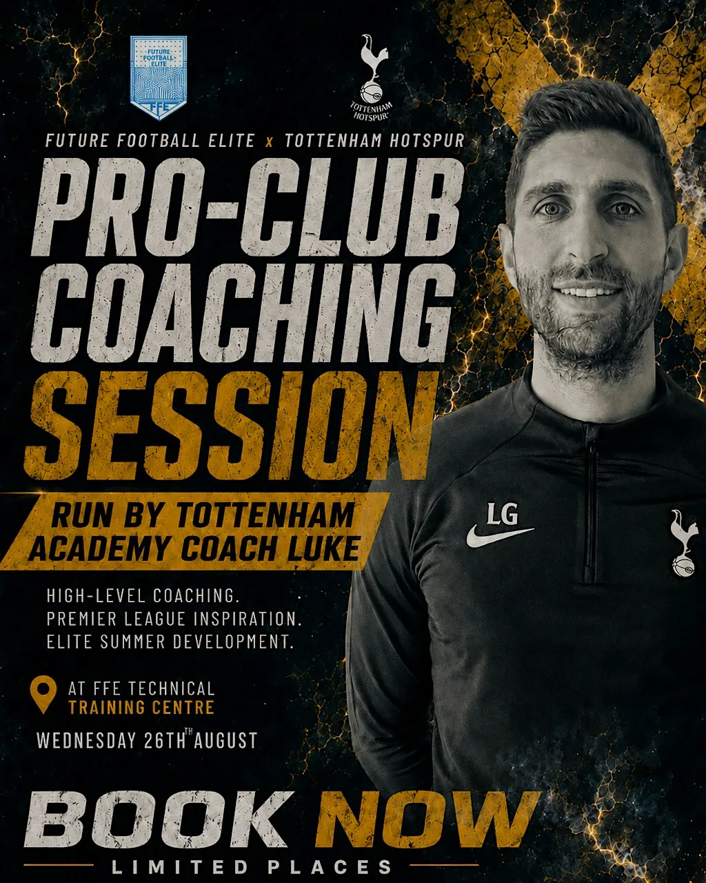 FFE X Tottenham Hotspur Clinic (U7 & U8 Players ONLY)