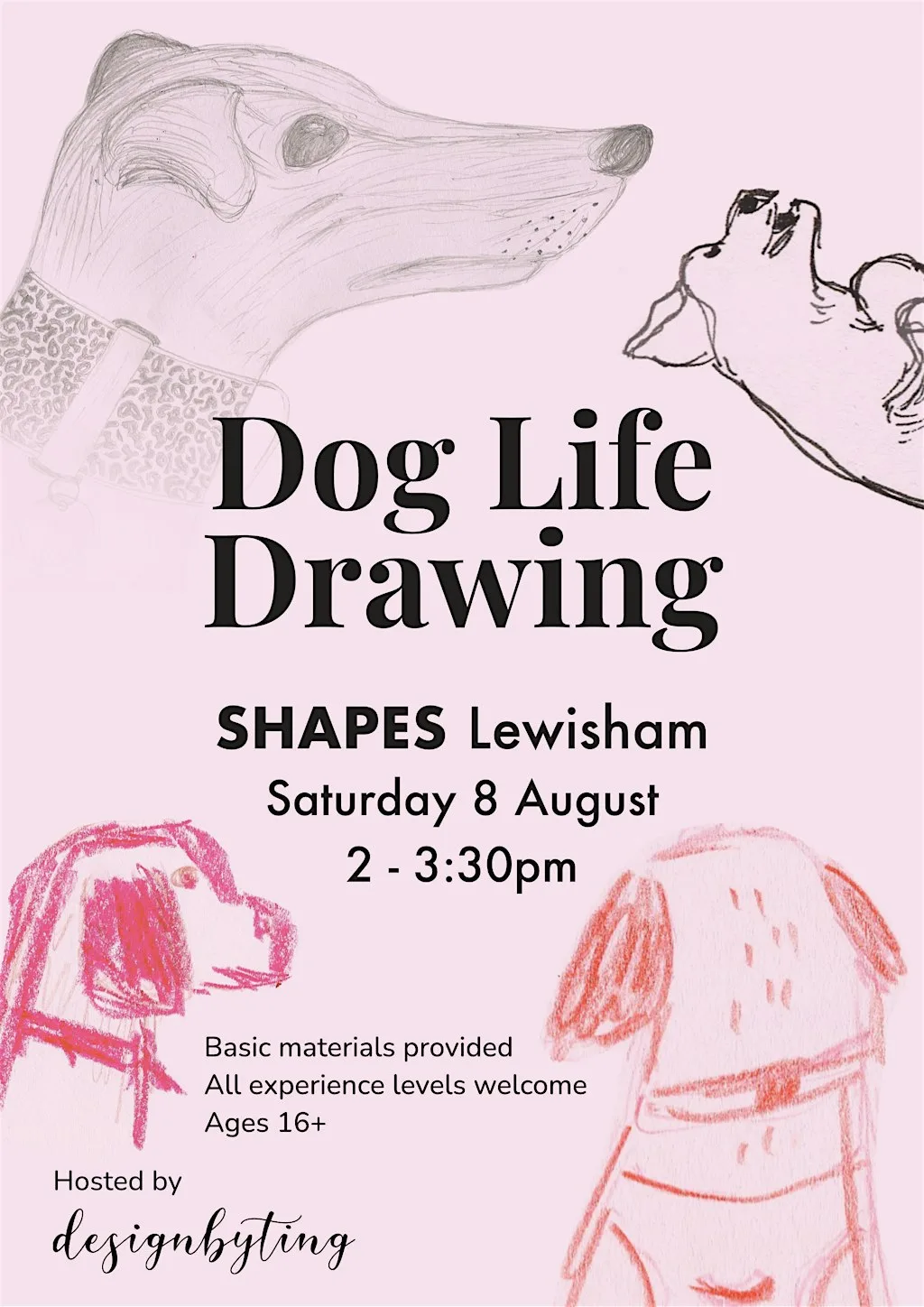 Dog Life Drawing at SHAPES Lewisham at Shapes Lewisham