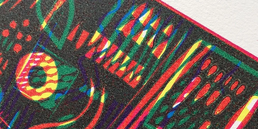 Colour Linocut workshop (weekend) at Hello Print Studio
