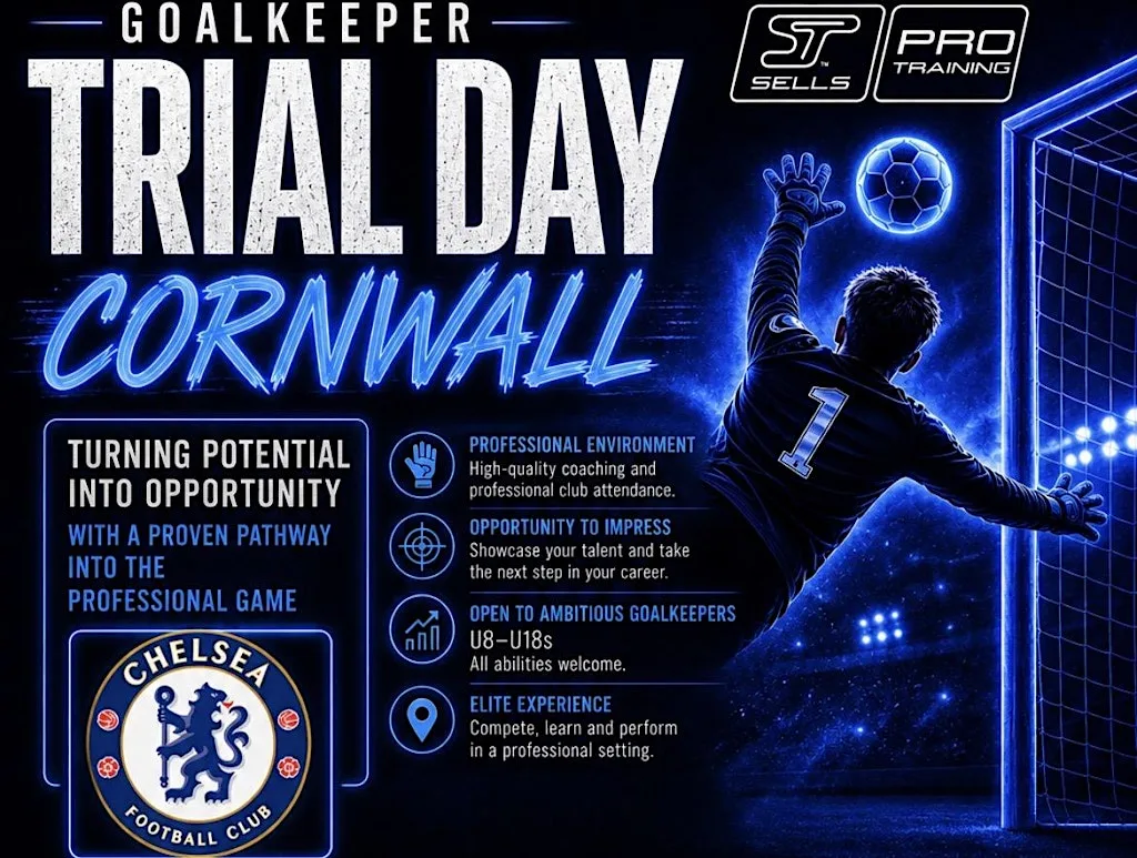 Sells Pro Training Cornwall Goalkeeper Trial Day at Callywith College